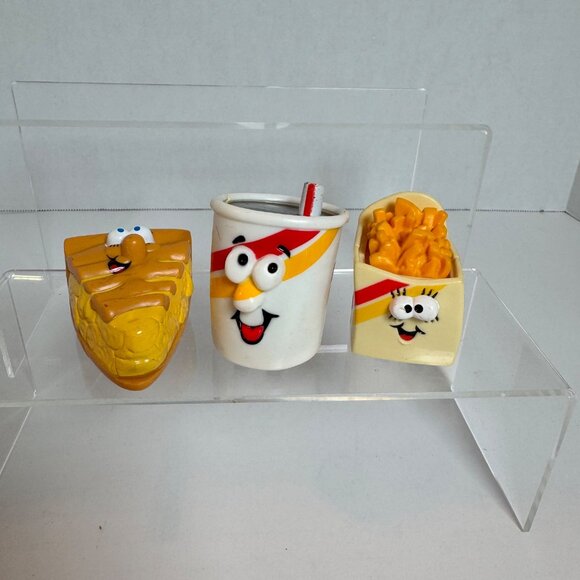 1989 Burger King Lickety-Splits Racers Lot 3 Pie Fries Soda Hallmark Rolling Toy - Picture 1 of 9